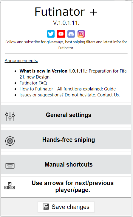 Futinator+ for EA Sports FC 24, Autobuyer, Safest sniping bot